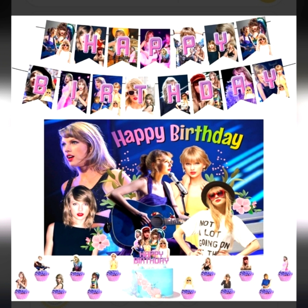 Taylor Swift Birthday Decorations